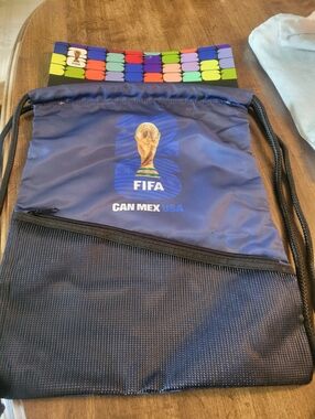 Fifa Blue Drawstring Sports Bag